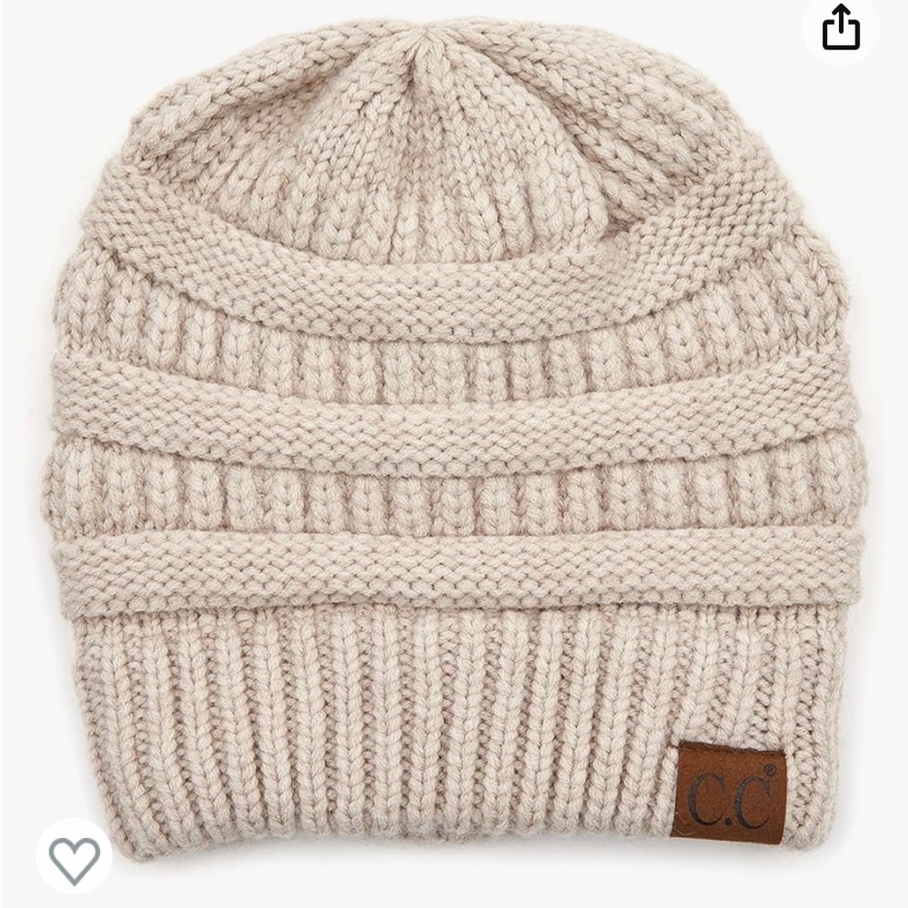 CC Beanie - Yarn Beige